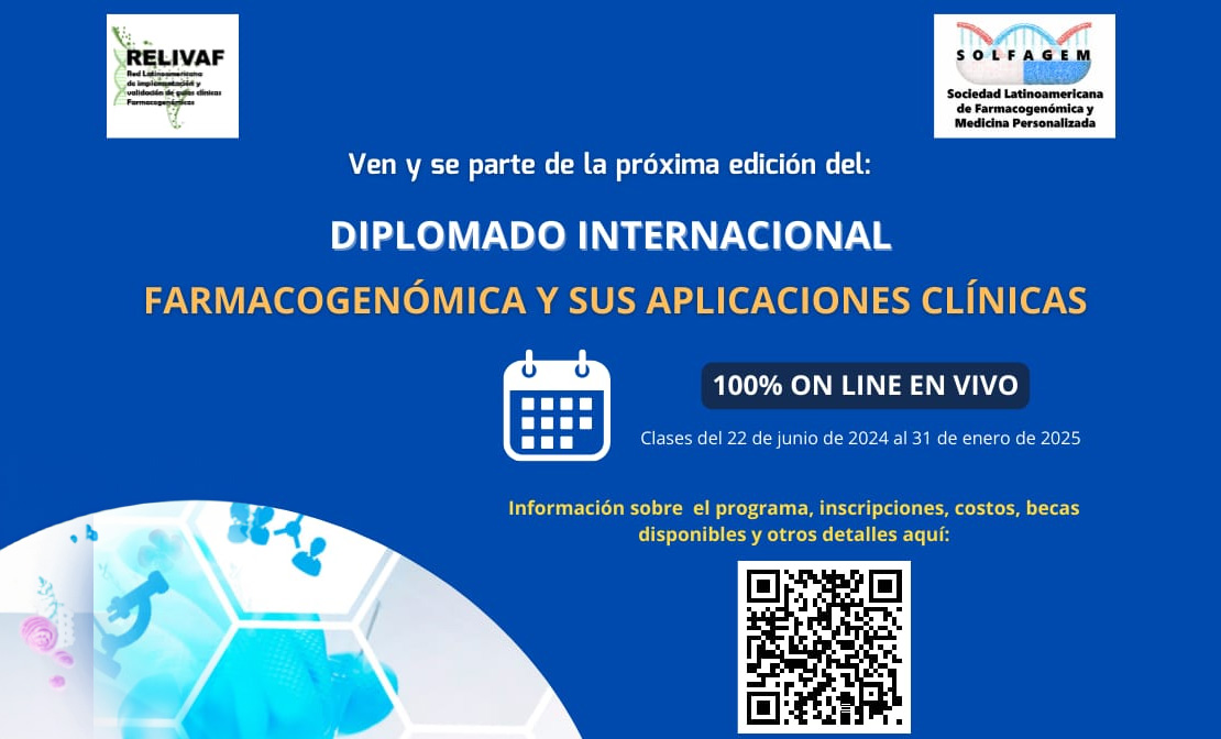 Diplomado Internacional en Farmacogenómica y sus aplicaciones clínicas